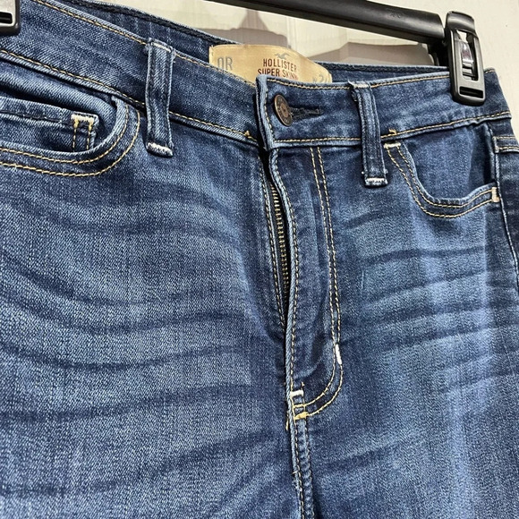 Hollister Jeans Super Skinny High Rise Size 0R 0 Regular - Picture 3 of 7